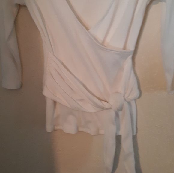 NWT Express One Eleven Ribbed Wrap Top - Picture 7 of 7
